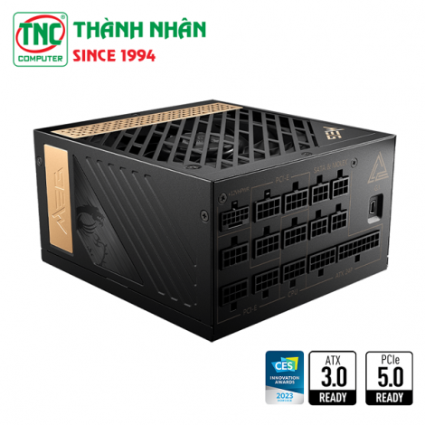 Nguồn MSI 1300W MEG Ai1300P PCIE5 80 PLUS ...