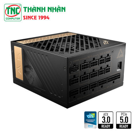 Nguồn MSI 1300W MEG Ai1300P PCIE5 80 PLUS Platinum