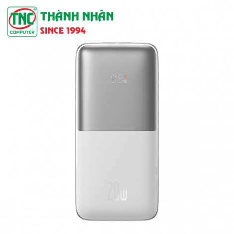 Sạc dự phòng Baseus Bipow Pro 10000mAh 20W White LVA017-1W-20 (PPBD040202)