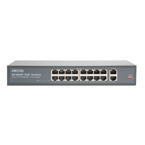 Switch Aptek 16-port PoE SF1162P