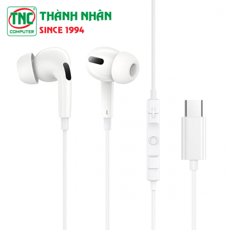 Tai nghe có dây Baseus Encok in-ear C18 Type C White LVH052-TC-WH