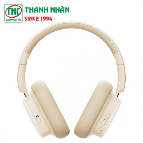 Tai nghe Bluetooth Baseus Bowie H1i Noise-Cancellation Cream LVH037-WL-WH (A00050402223-00)