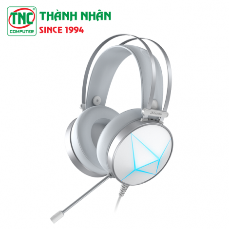 Tai nghe DareU Gaming có dây, khử tiếng ồn EH722X - White