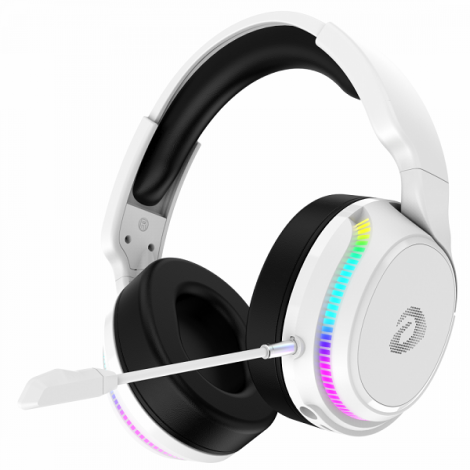 Tai nghe DAREU không dây A710 White RGB/ WIRELESS 5.8G