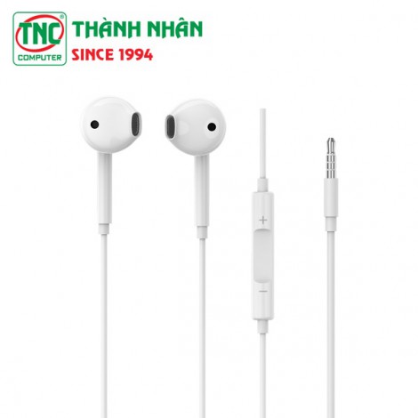 Tai nghe có dây Pisen AP01 3.5mm (Trắng)