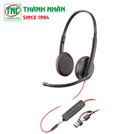 Tai nghe có dây Poly BW 3220 Stereo USB-C HS ...