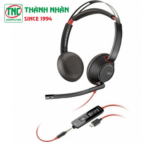 Tai nghe có dây Poly BW 5220 USB-C HS +3.5mmP ...