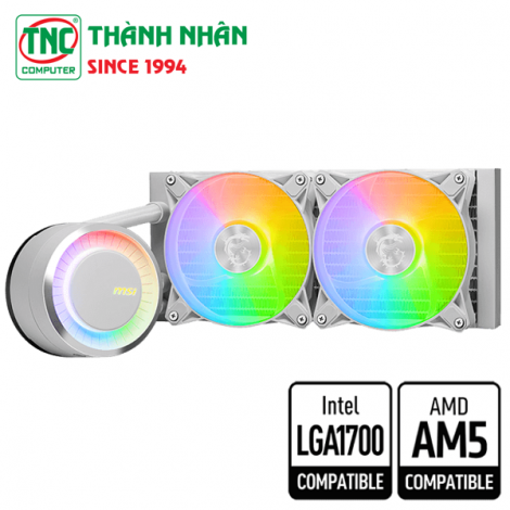 Tản nhiệt nước CPU 2 Fan MSI MAG CORELIQUID E240 WHITE