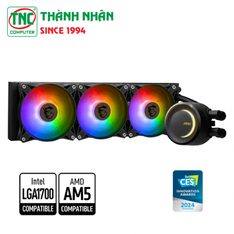 Tản nhiệt nước CPU 3 Fan MSI MAG CORELIQUID E360 BLACK