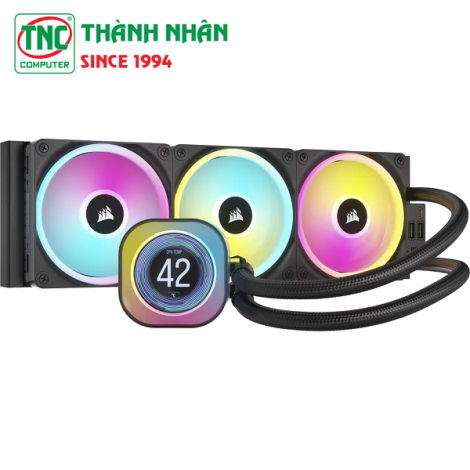 Tản nhiệt nước 3 fan Corsair iCUE LINK H150i LCD RGB - Black (CW-9061008-WW)