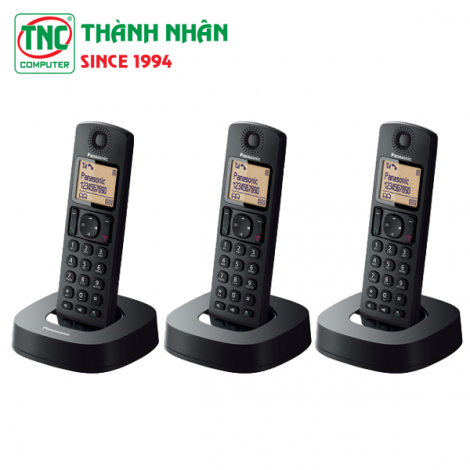 Điện thoại bàn Panasonic 3 tay cầm KX-TGC313CX (Black)