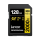 Thẻ nhớ Lexar SD Professional 2000x 128GB SDHC/SDXC UHS-II Card GOLD LSD2000128G-BNNNG