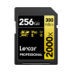 Thẻ nhớ Lexar SD Professional 2000x 256GB SDHC/SDXC UHS-II Card GOLD LSD2000256G-BNNNG