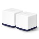 Hệ thống Wifi mesh Mercusys Halo H50G (2 pack) - (1900 Mbps/ Wifi 5/ 2.4/5 GHz)