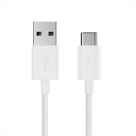 Cable Belkin USB-C sang USB-A F2CU032BT04-WHT dài 1.2m