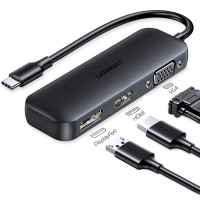 HUB USB-C 3 in 1 Ugreen 60568 DisplayPort 4K@60Hz, HDMI 4K@60Hz ...