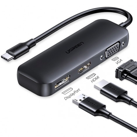 HUB USB-C 3 in 1 Ugreen 60568 DisplayPort ...