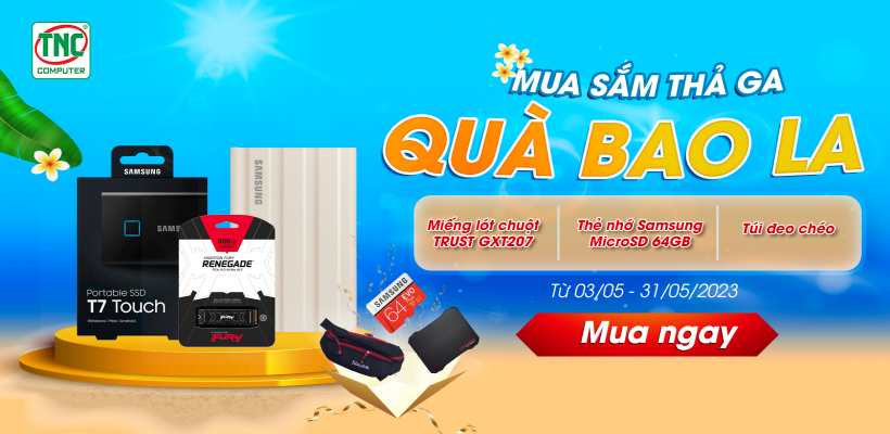 MUA SẮM THẢ GA - NHẬN QUÀ BAO LA