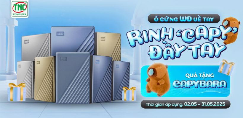 Ổ CỨNG WD VỀ TAY - RINH QUÀ CAPY