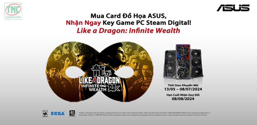 MUA CARD ASUS - NHẬN NGAY CODE GAME